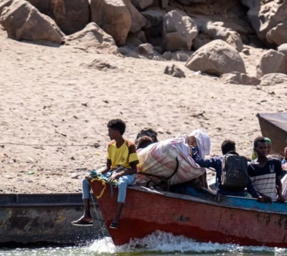 Bootflüchtige fliehen aus Tigray