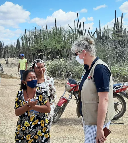 Sicherheit für unsere Mitarbeitenden: Henrieke in Kolumbien