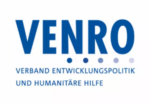 Logo: Venro - Verband Entwicklungspolitik und Humanitäre Hilfe